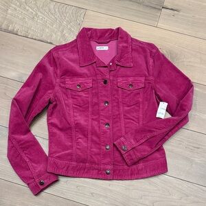 Gap Women's Fuchsia Corduroy Jacket